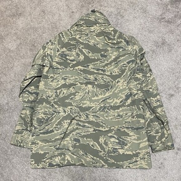 USGI ECWCS Gore-Tex Tiger Stripe Camo Parka Small Short USAF APECS Rare Gorpcore - Picture 2 of 6